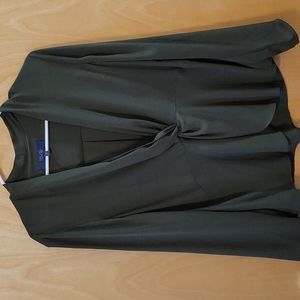 Green Long Sleeve Blouse Size 10